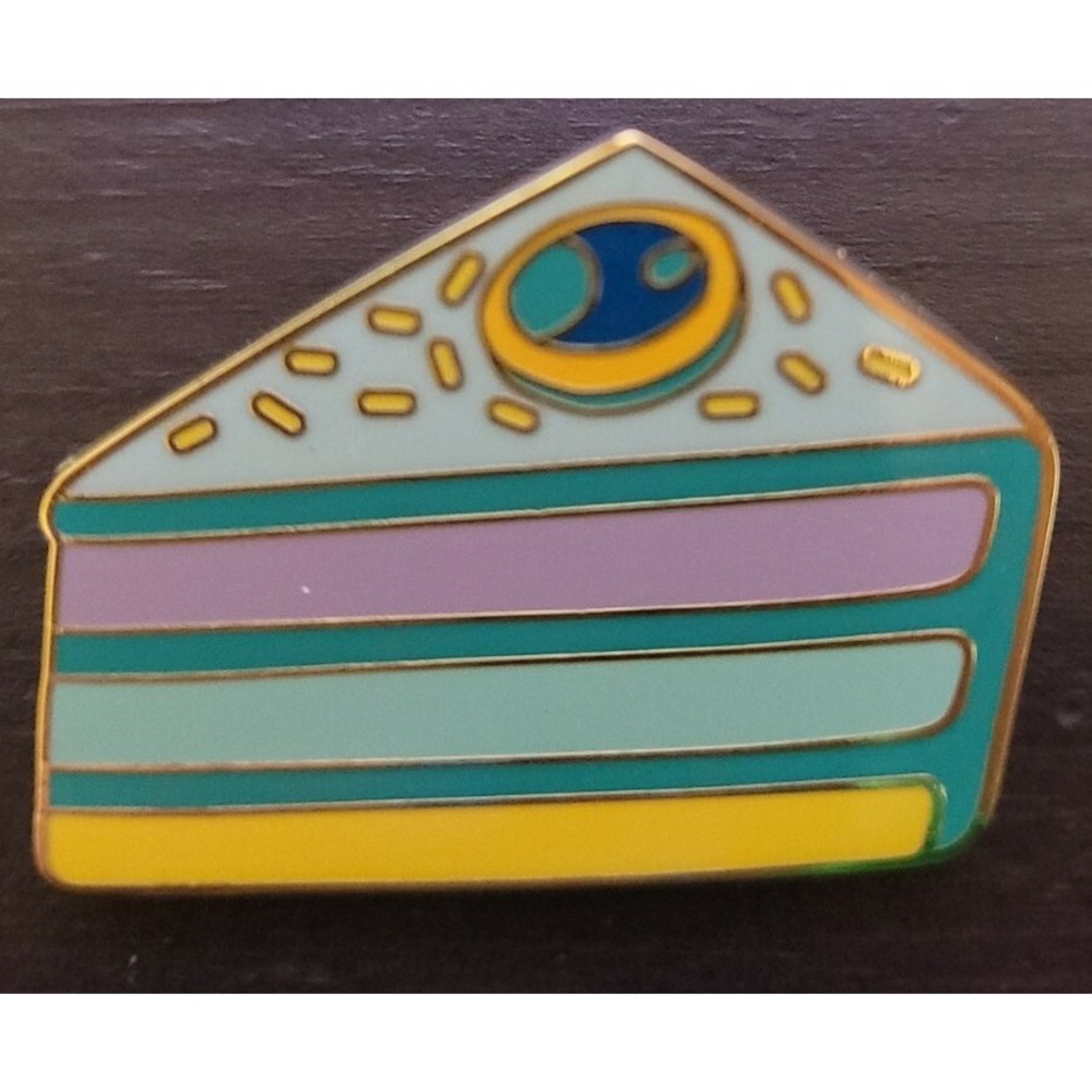 Loungefly Disney Princess Cake Slice Blind Box Enamel Pin - Jasmine - opened